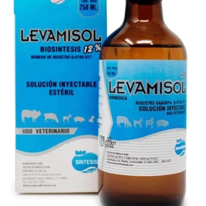 Levamisol al 12% de 100 ML