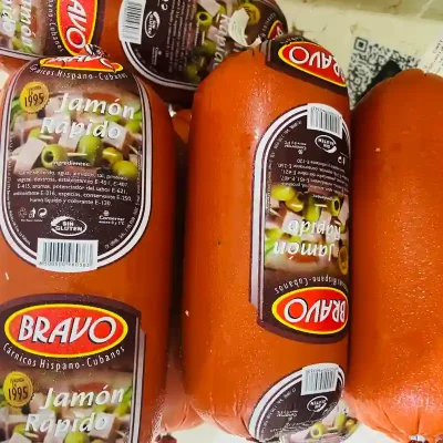 Jamón bravo 1 lb 2000, 1 kilo 4000 , la barra 8000
