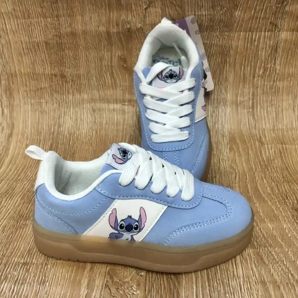 Tenis con Stitch color azul