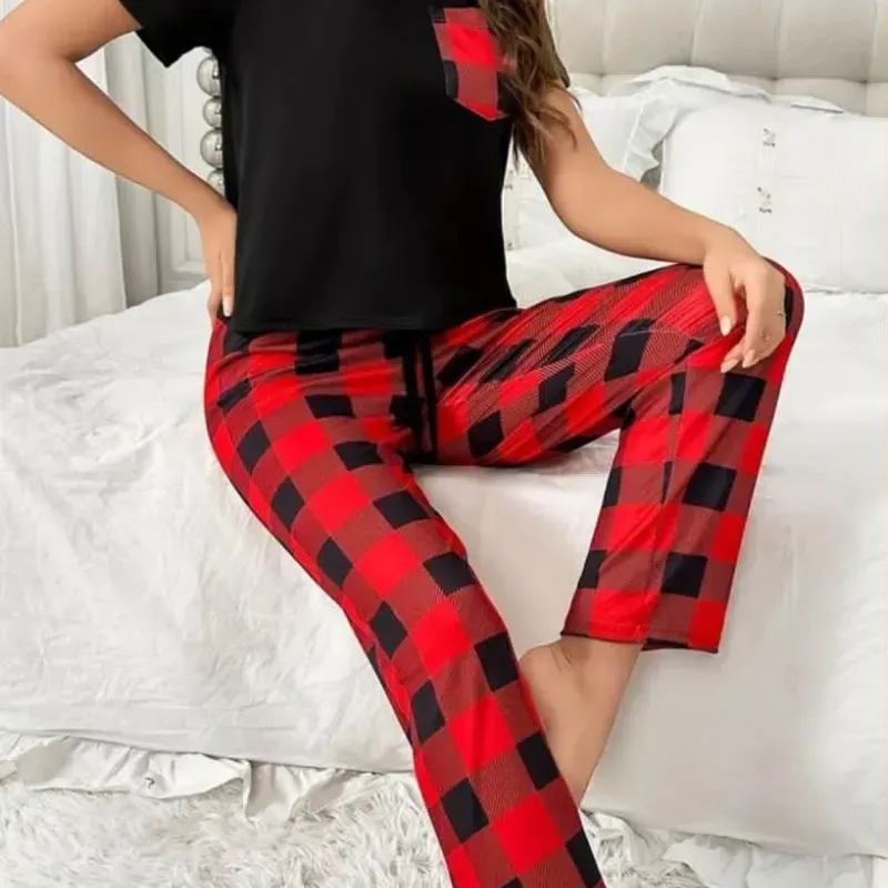 Pijama de mangas cortas