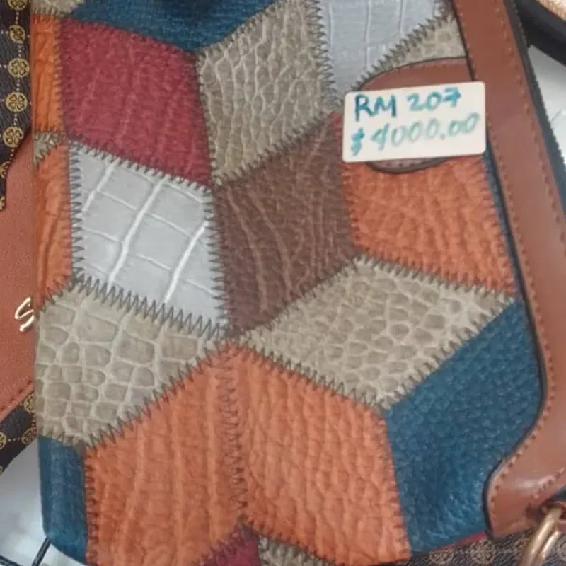 Bolso Bandolera Unisex Diseño Moda Combinado