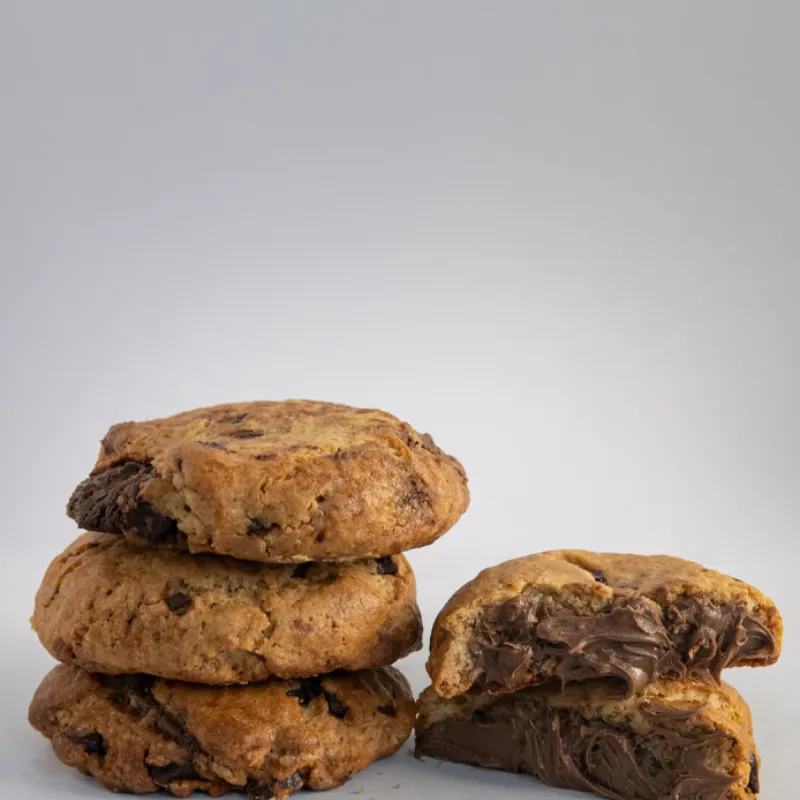 Galleta de chispas y Nutella