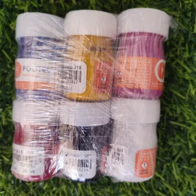 Juego de 6 pinturas acrílicas colores esenciales