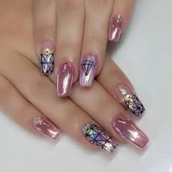  Decoración con Efectos (Dos Uñas)