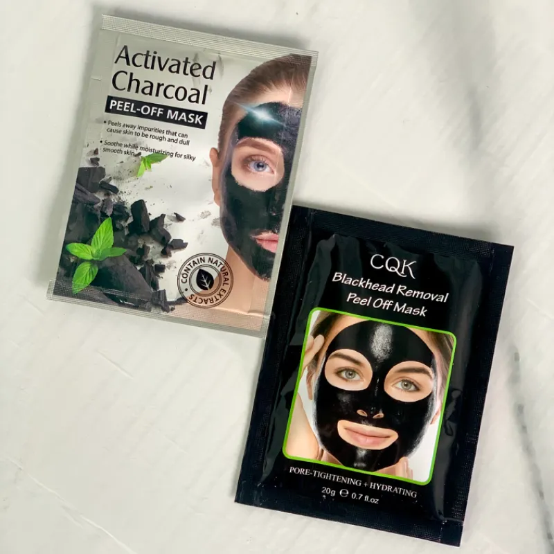 Mascarilla peel off de carbón activado