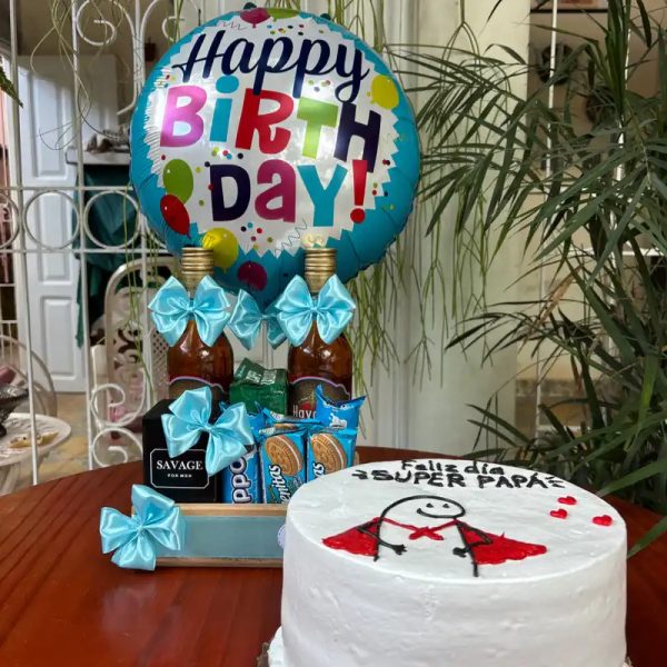 Caja de regalo + cake de capuchino