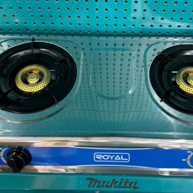 FOGÓN A GAS PARA MESETA MARCA ROYAL, 2 HORNILLAS REF: REG201