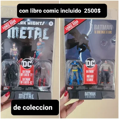 Juguete de coleccion  incluye libro dd comic