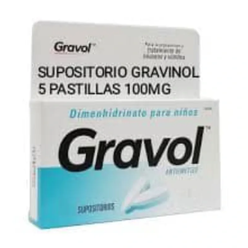 SUPOSITORIO GRAVINOL 5TAB 100mg