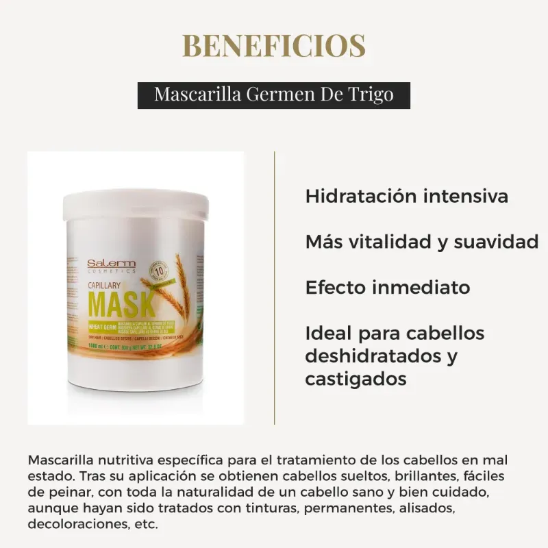 MASCARILLA GERMEN DE TRIGO SALERM 1LT