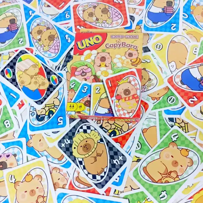 JUEGO CARTAS UNO CLÁSICA TEMÁTICA CAPIBARA