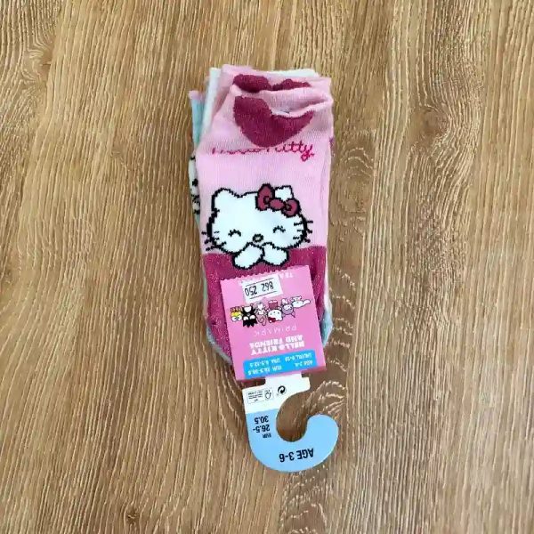 Set de 4 pares de medias de Hello Kitty
