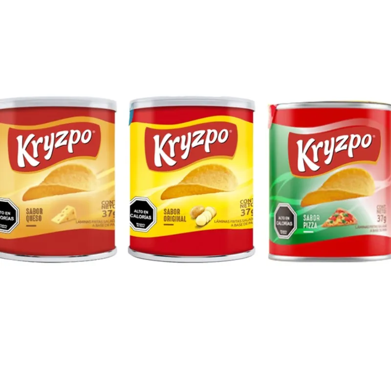 Papas Kryspo 37g ( natural, queso, cebolla)