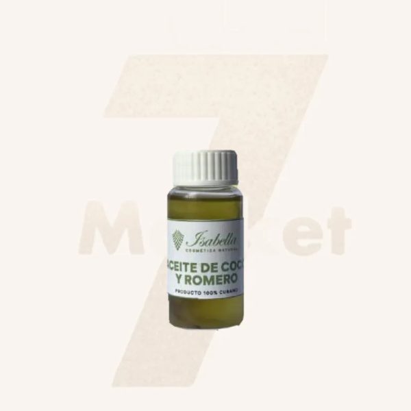 Aceite de coco y romero