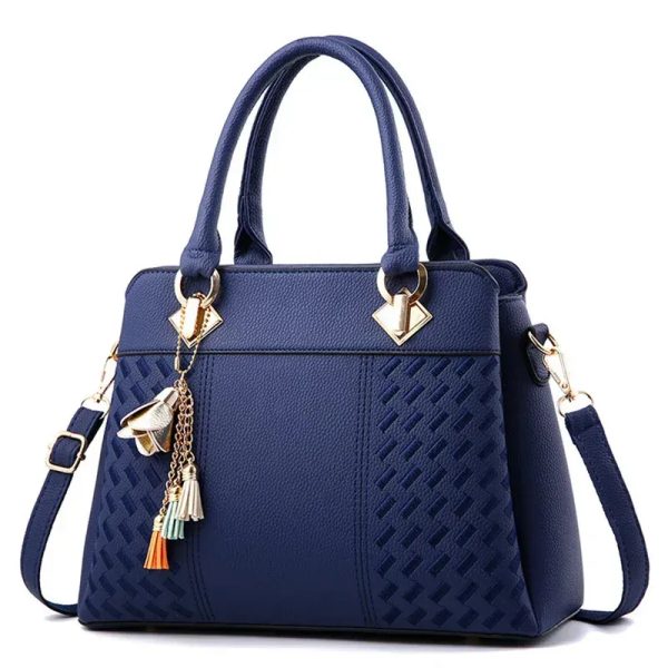Bolso  elegante doble asa con adorno