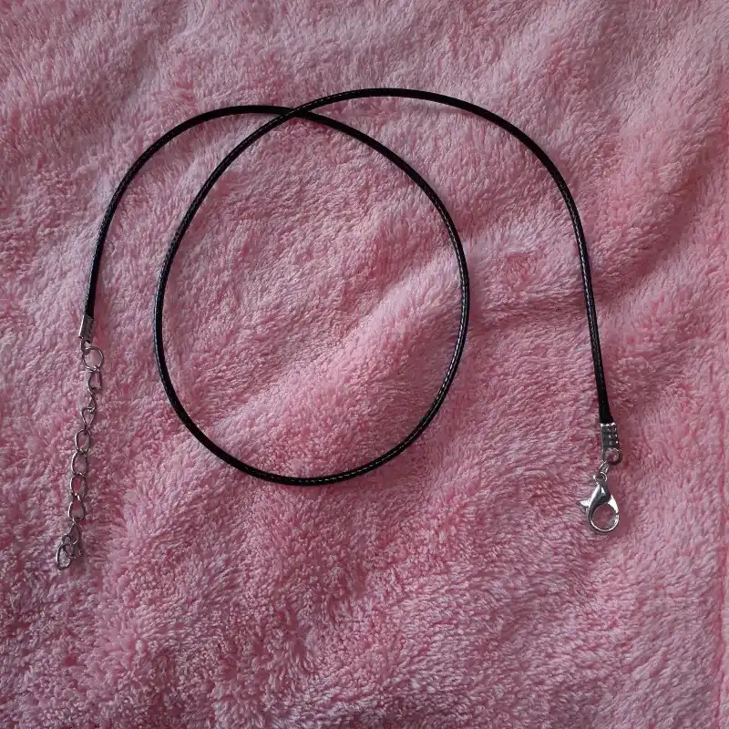 Cordel para collar negro