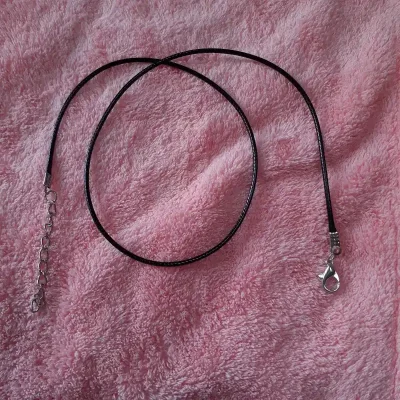 Cordel para collar negro