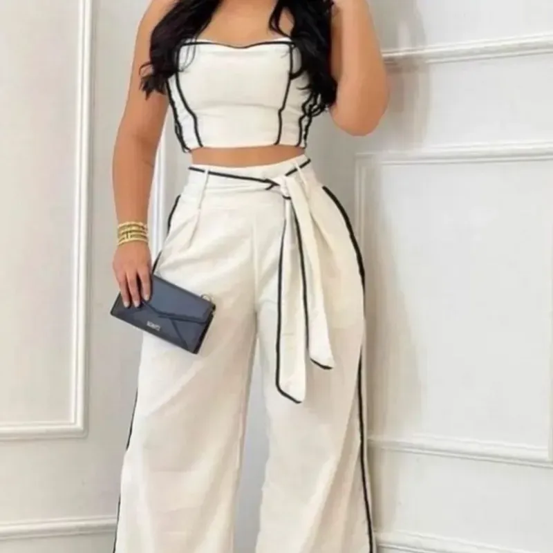Conjunto de pantaloneta blanco