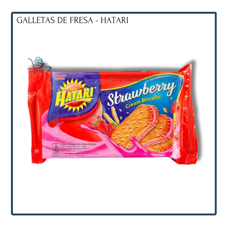 Galletas de Fresa - Hatari (190g)