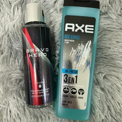  Set Bravo Hero + AXE Ice Chill – Frescura intensa + limpieza 3 en 1