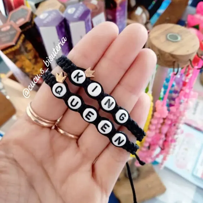 Pulseras King  Queen
