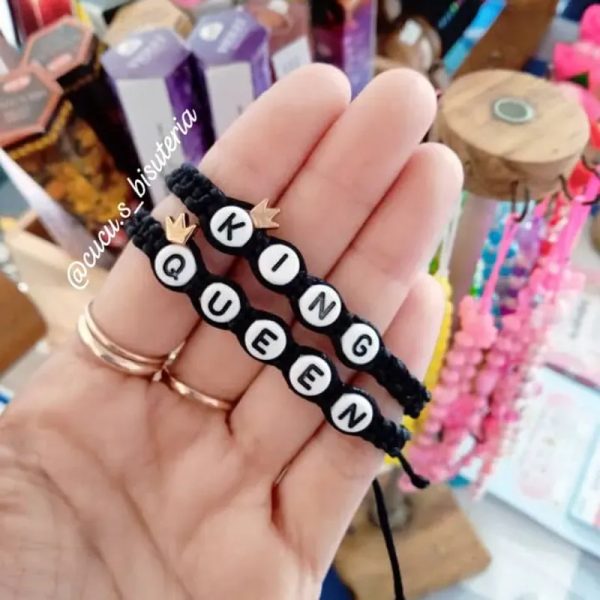 Pulseras King  Queen