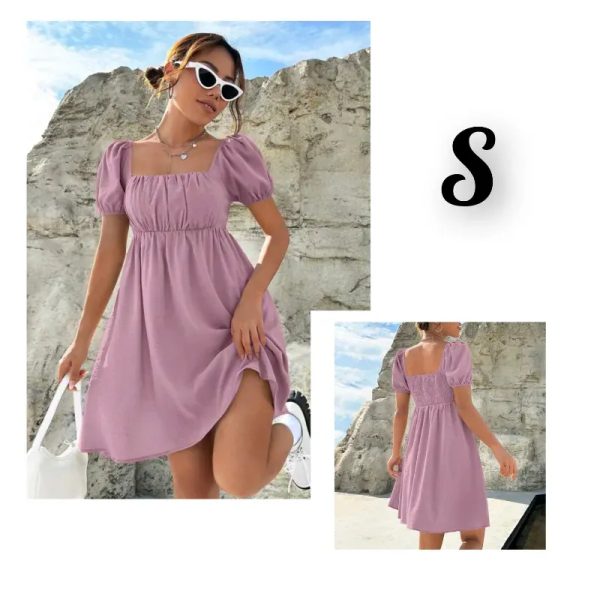 Vestido mujer morado