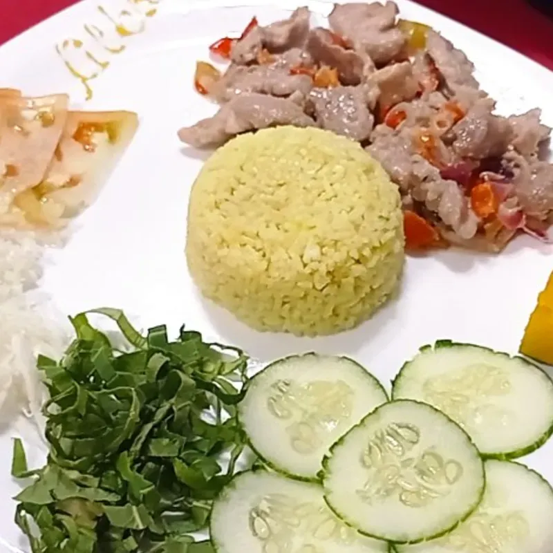 Fajitas de cerdo salteadas