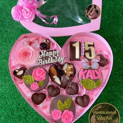 Corazón rosa 