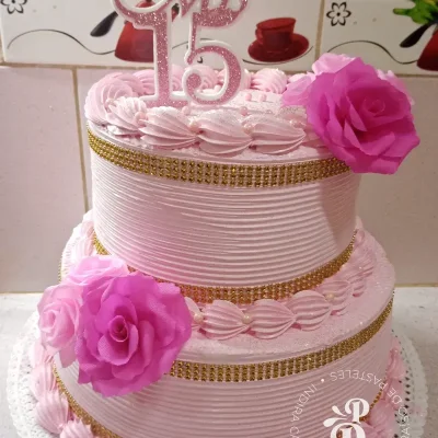 2 PISOS REDONDO - VAINILLA