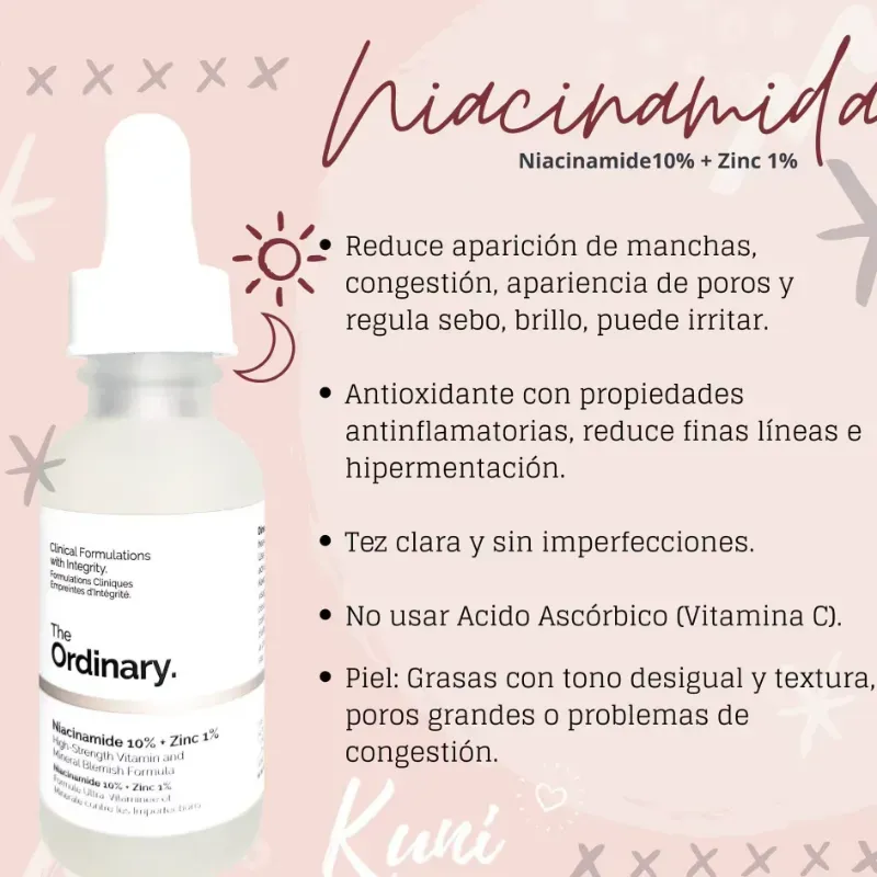 The Ordinary Niacinamide 10% + Zinc 1% ✨