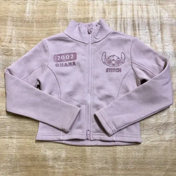 Abrigo de Stitch color lila
