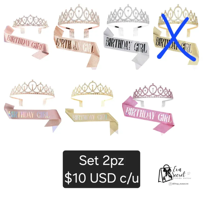 Set de tiara y banda