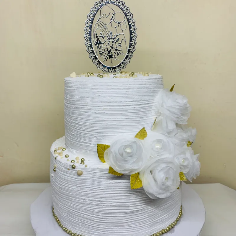 Cake de dos pisos de boda