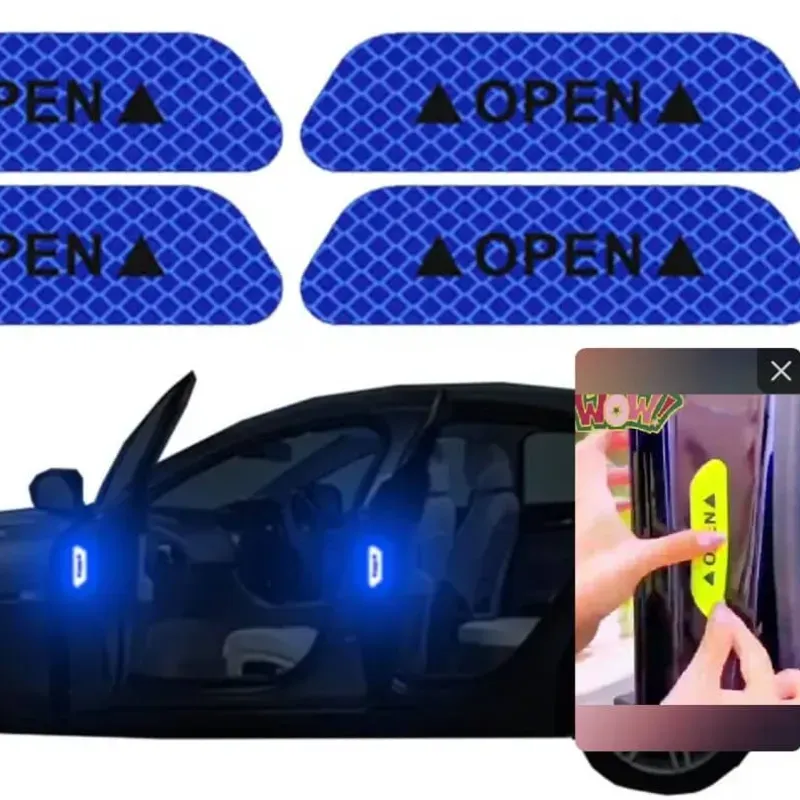 Pegatinas reflectantes de seguridad OPEN