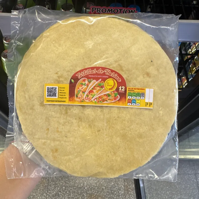 Tortilla para tacos
