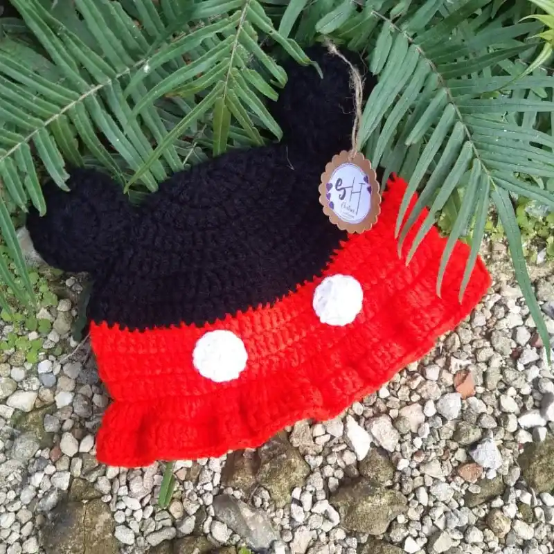 Gorro de Mickey con vuelos
