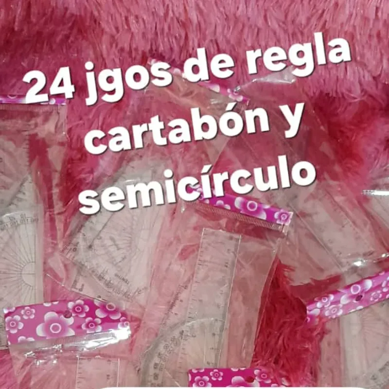 Jgo Regla cartabón semicírculo