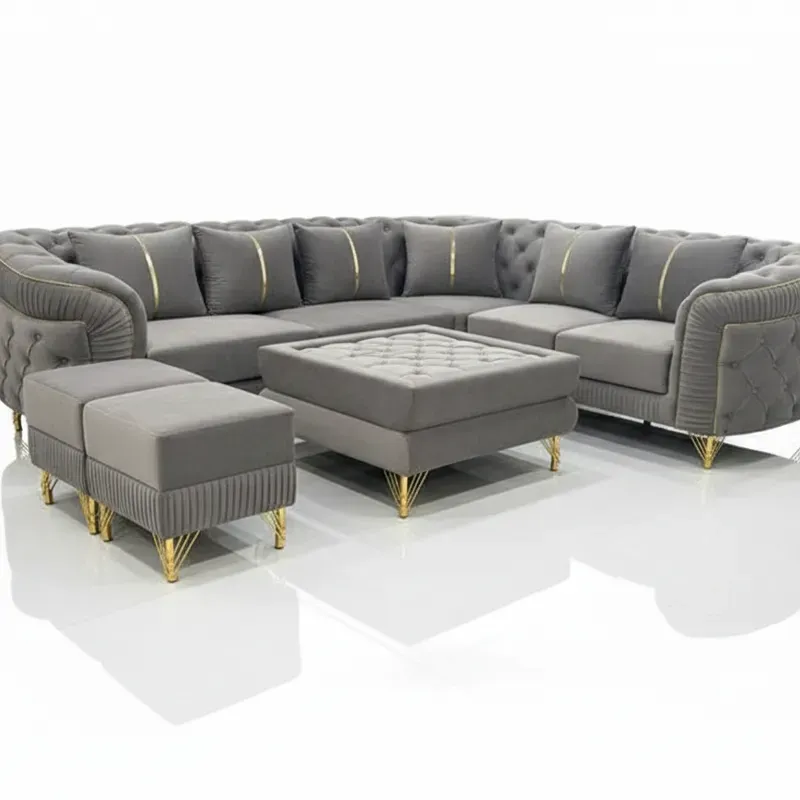 ️ L-Shape Premium Capitone