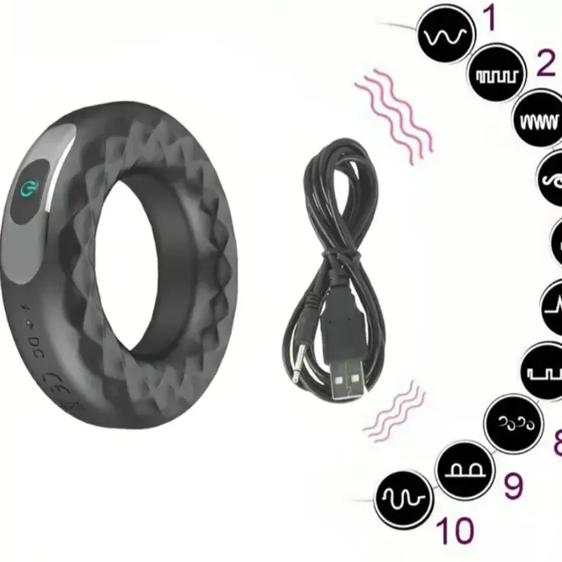 Anillo con vibrador para el pene