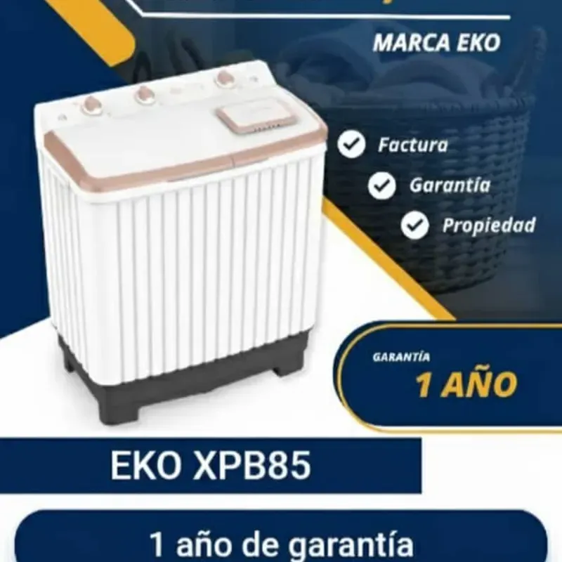 Lavadora semiautomática EKO 8,5 kg