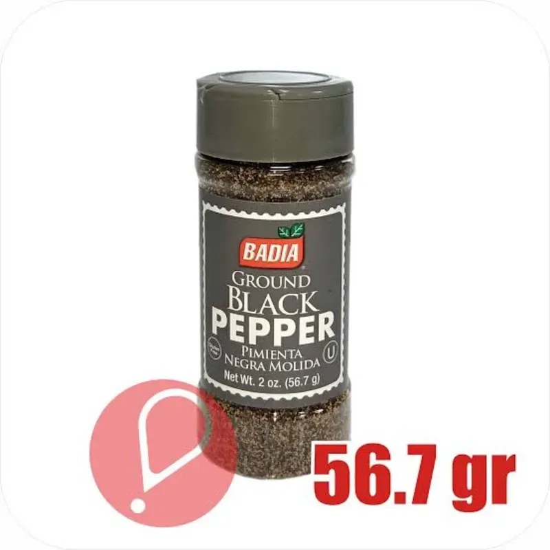 Pimienta Negra  Molida 56.7 g 980 cup