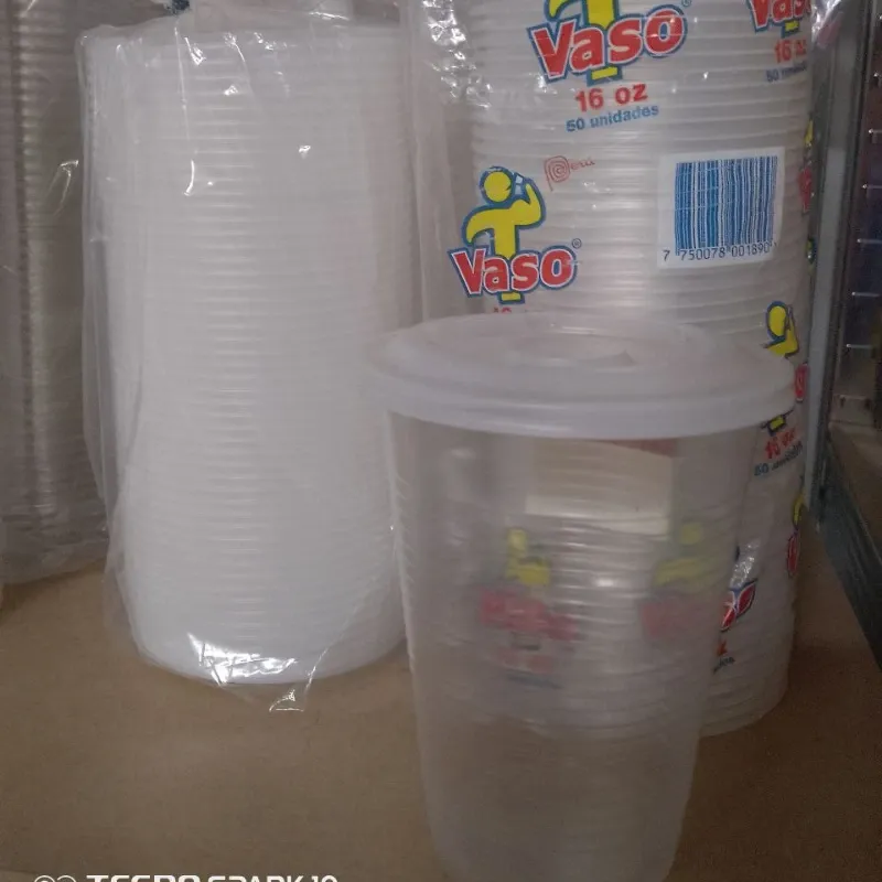 Vaso 16onzas VASO / Tapa Plana  (C-B/A50)