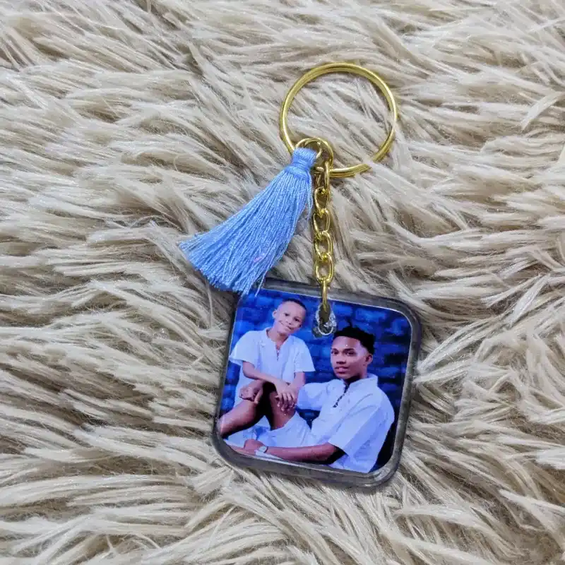 Llaveros cuadrados con foto