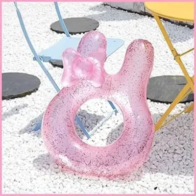 ‼️Salvavidas de 60 cm orejas rosado‼️