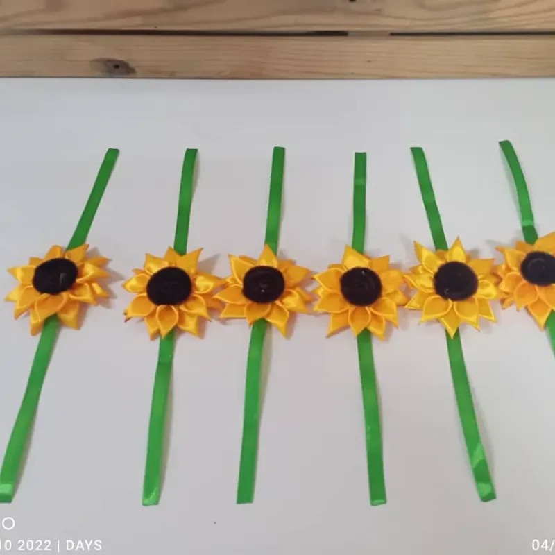 Girasoles para servilletas