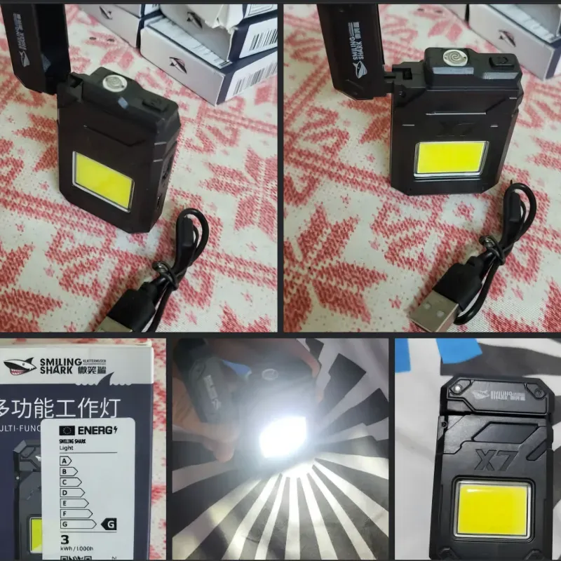 Fosforeras recargables con linterna