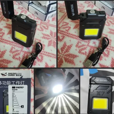 Fosforeras recargables con linterna