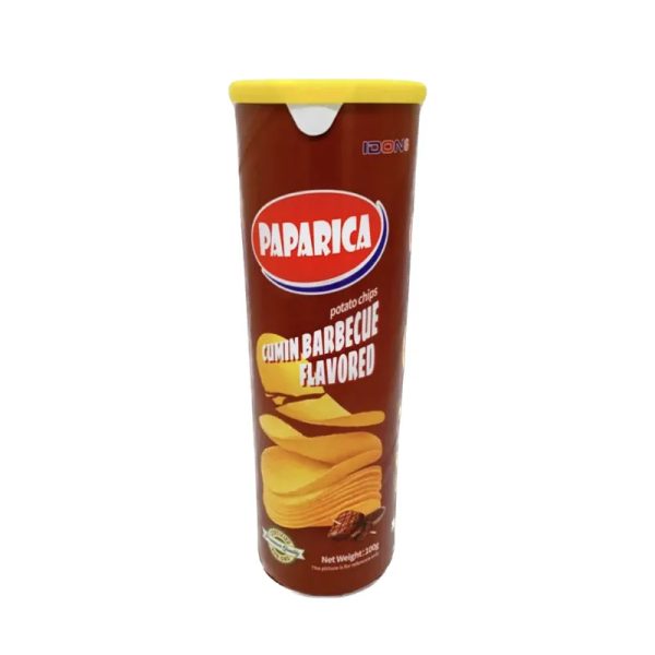 Paparica Papas tipo chips sabor barbecue con comino