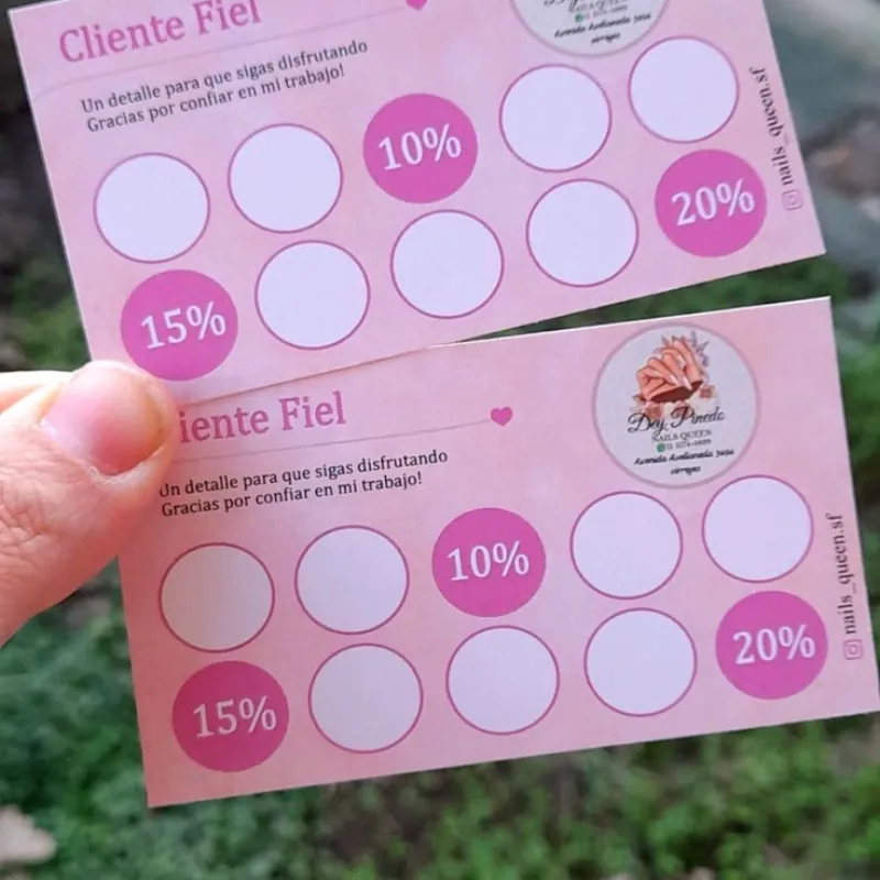 Impresión de tarjetas 5x9 cm